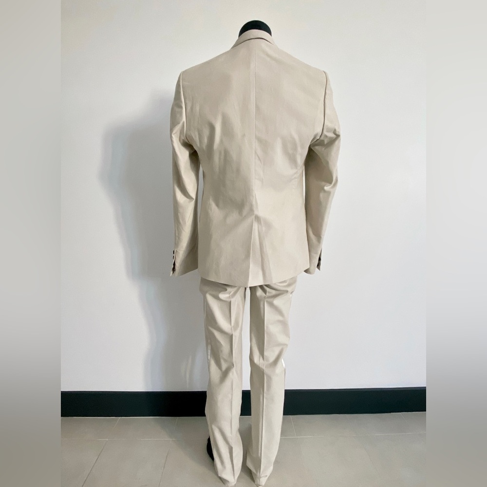 Costume National Cream Suede Tuxedo tux - Picture 10 of 14